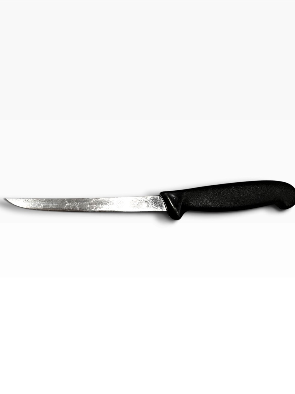 Victorinox Fibrox 6 Inch Flexible Boning Knife Straight Blade Black E-6